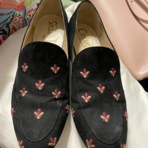 Black Loafer Shoes EUC Size 7